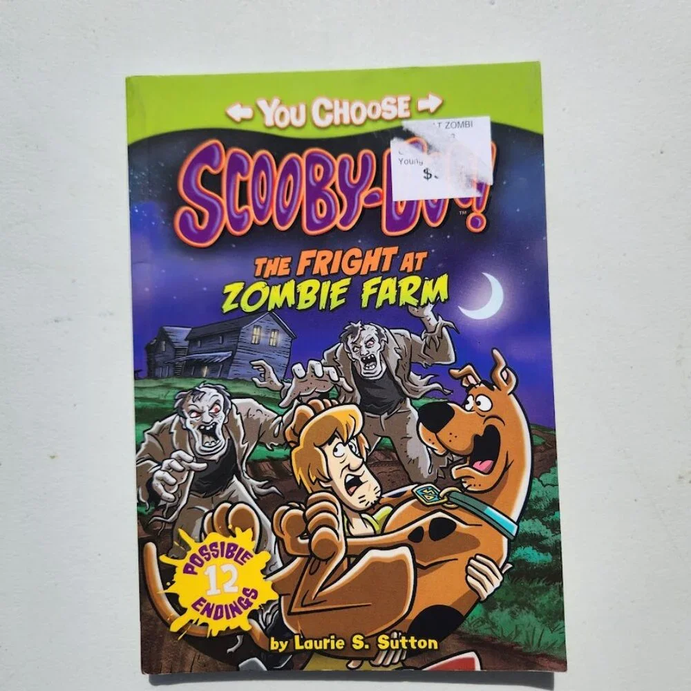 Children's Books Book Bundle Lot Set 4 Scooby Doo Chapter Books Book Zombie Chas